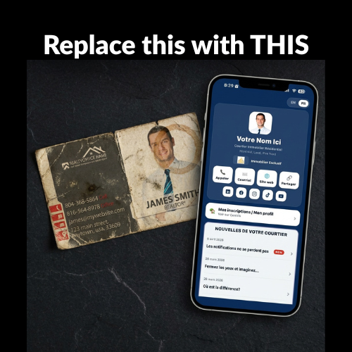Replace traditional business cards with a useful client app