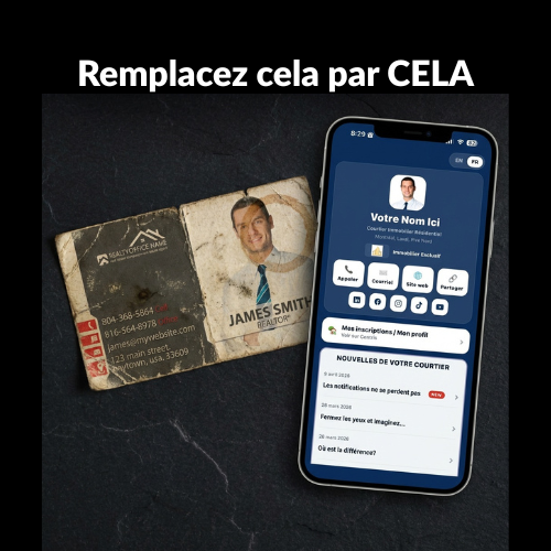Remplacez les cartes professionnelles traditionnelles par une application client utile