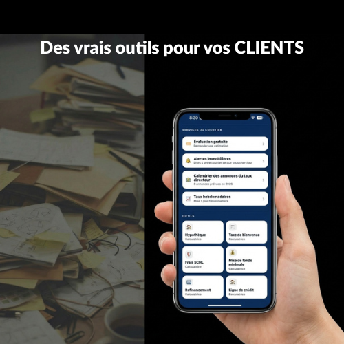Outils et calculateurs immobiliers à la disposition des clients
